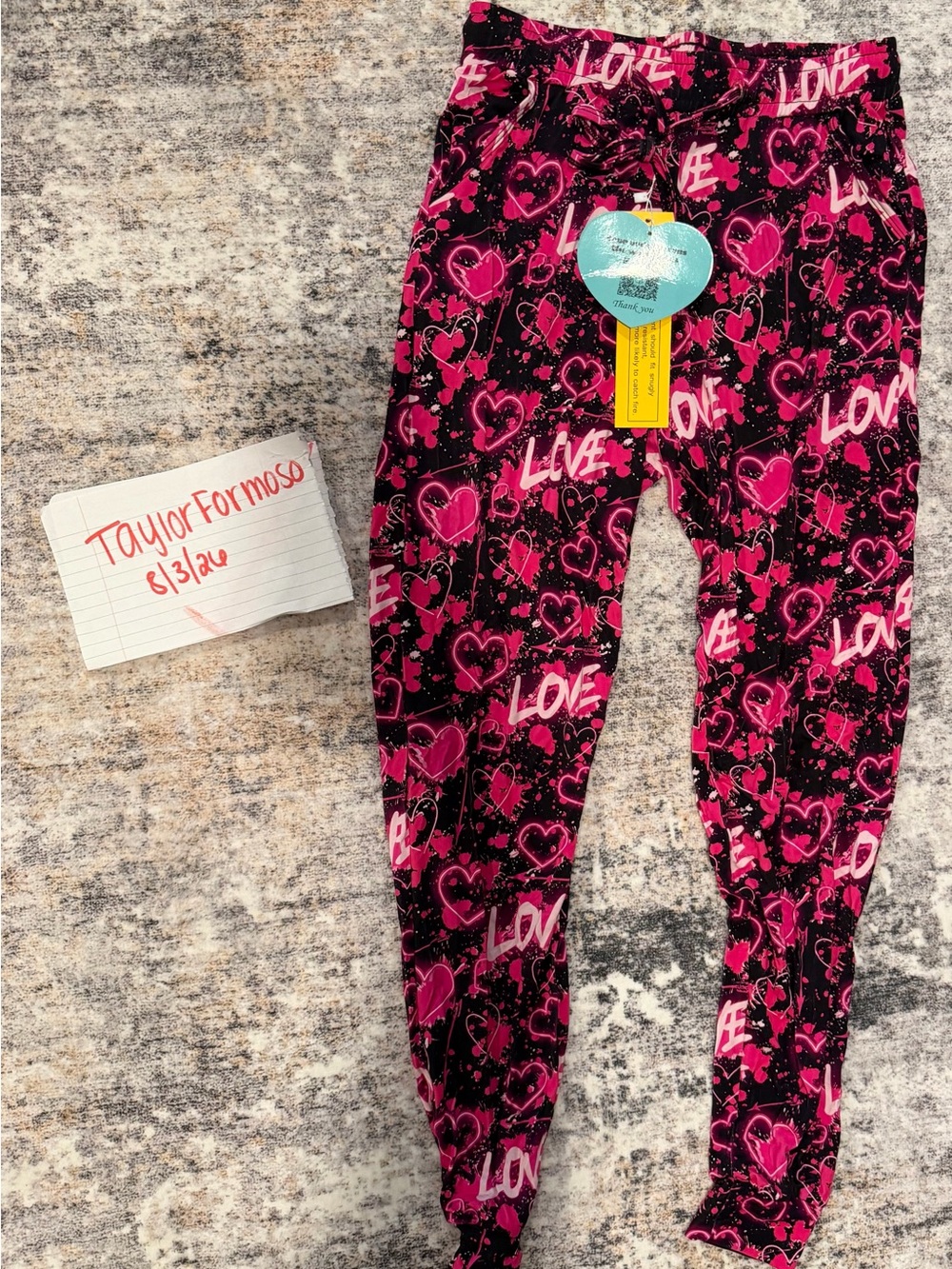 Sleepy peanuts bamboo women's joggers XS